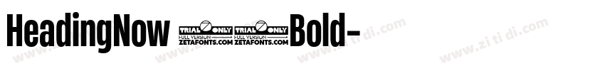 HeadingNow 16Bold字体转换 HeadingNow 16Bold字体转换